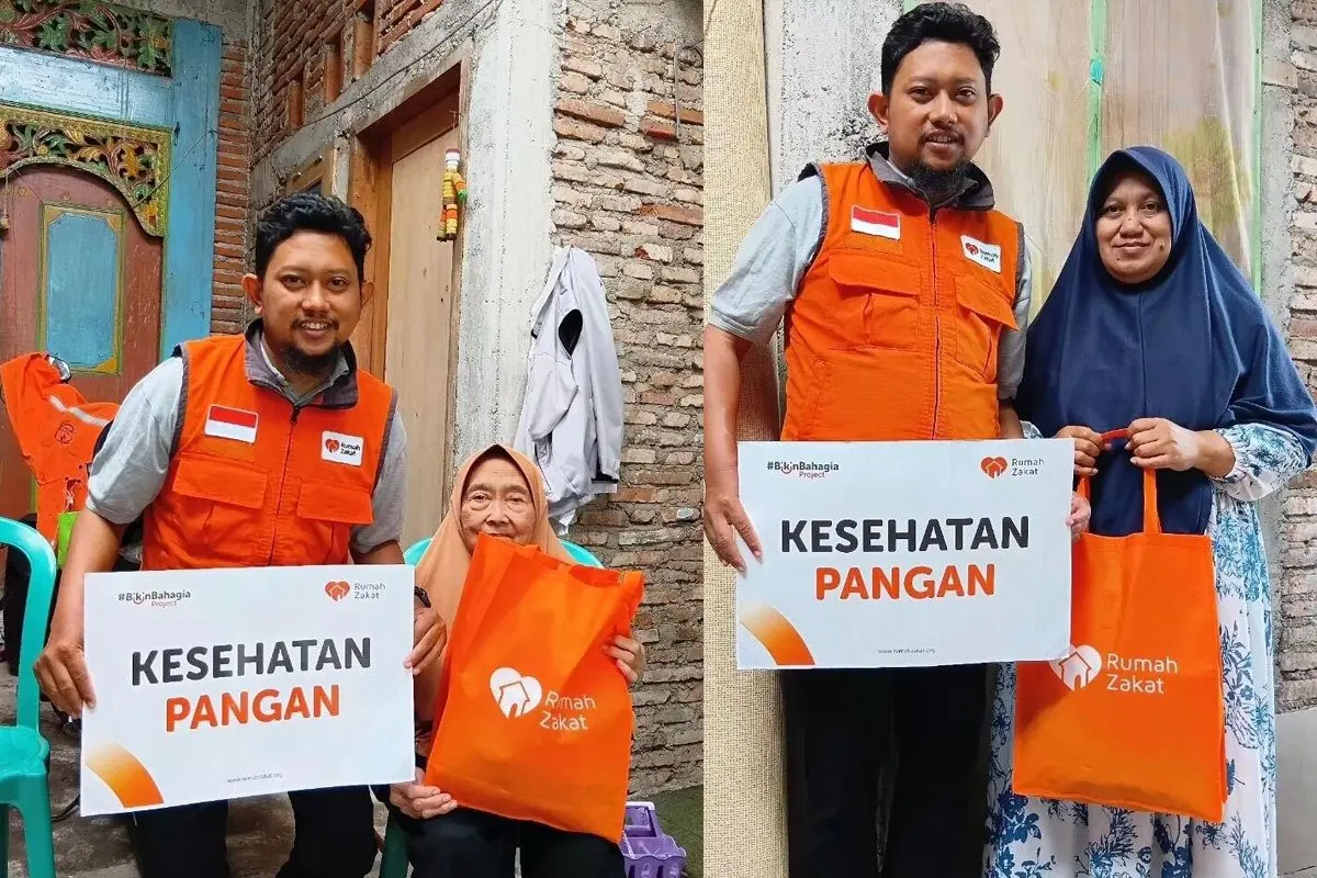 Peringati Hari Kartini, Rumah Zakat Salurkan Paket Sembako untuk Perempuan Pejuang Keluarga dan Lansia Dhuafa