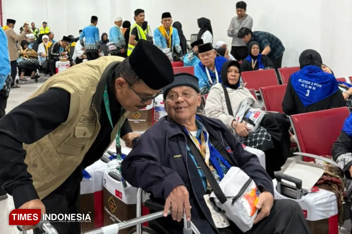Transit 4 Jam di BIM, Jemaah Haji Kloter PDG 02 asal Bengkulu Terbang Lebih Awal