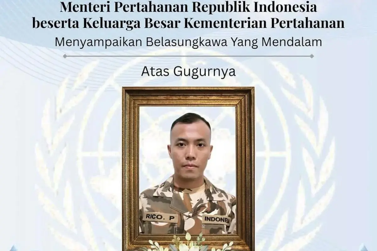 Indonesia Desak PBB Investigasi Serangan Lebanon Usai Praka Rico Gugur: Ini Kejahatan Perang