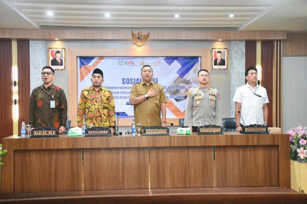 Bupati Situbondo Cegah Korupsi Sejak Dini, Libatkan KPK dan Aparat Penegak Hukum