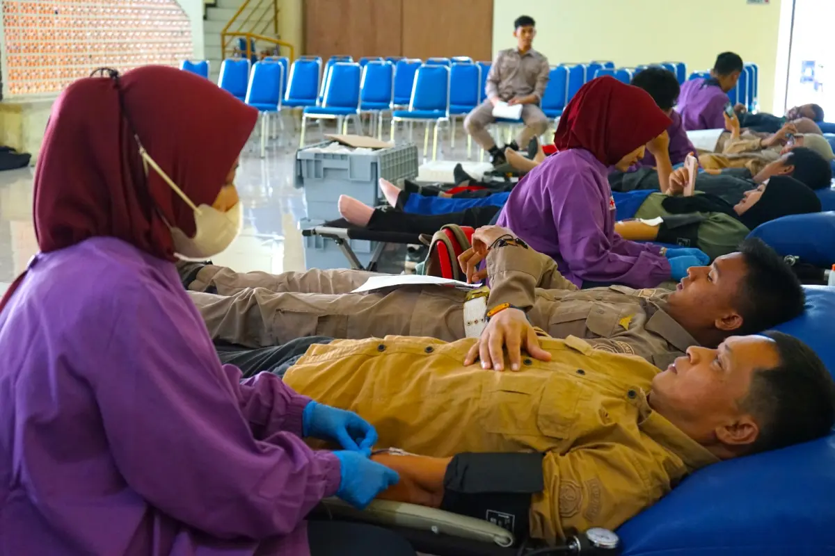 Aksi Nyata Kemanusiaan, Polbangtan Malang Bersama PMI Gelar Donor Darah