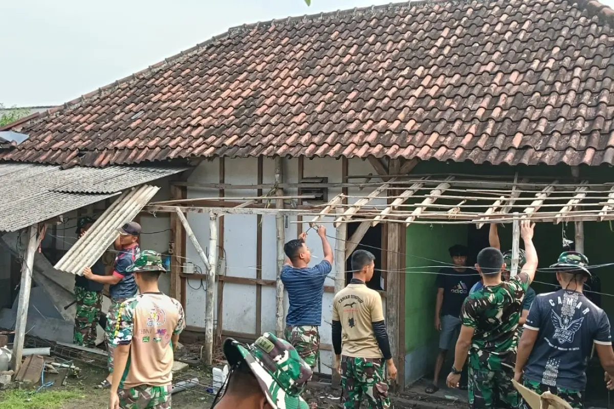 TMMD Ke-128 di Desa Slempit Gresik Fokus Bangun Infrastruktur dan Perkuat Ketahanan Desa