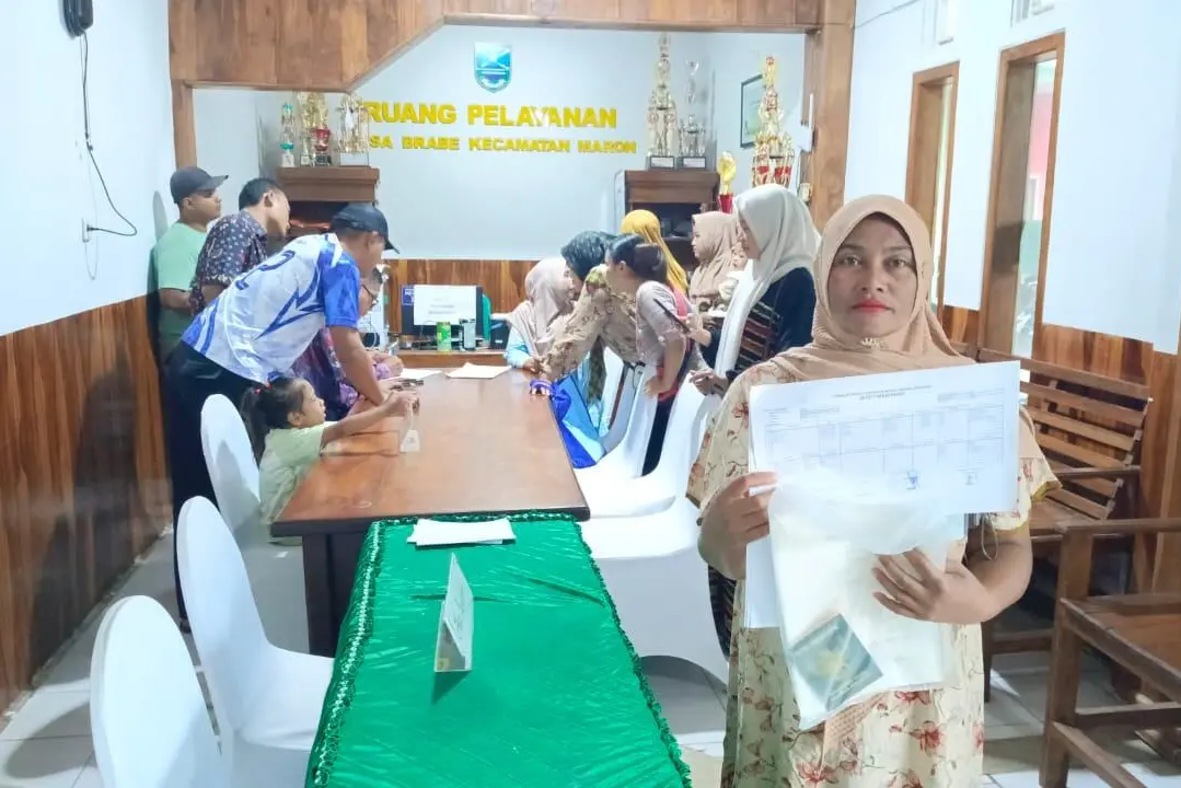 TMMD 128 Probolinggo Permudah Adminduk Warga Brabe, Balai Desa Jadi Layanan Cepat
