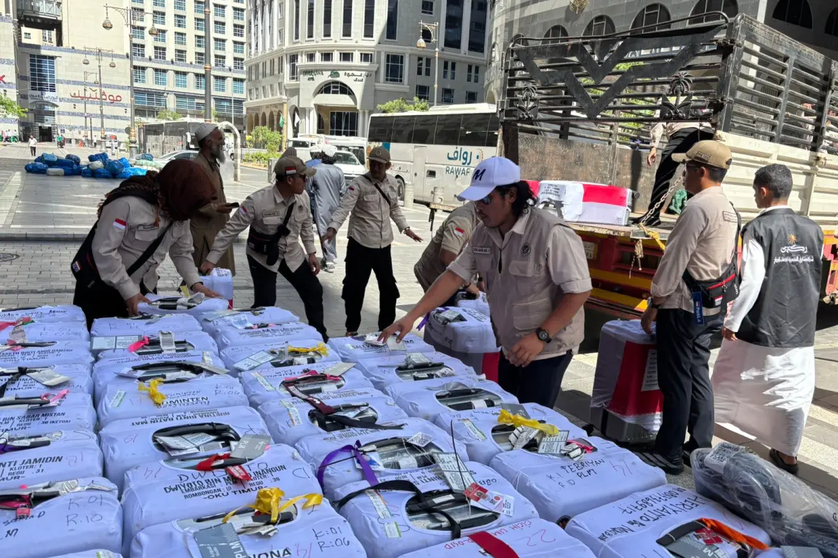 Jemaah Haji Indonesia yang ada di Madinah 2