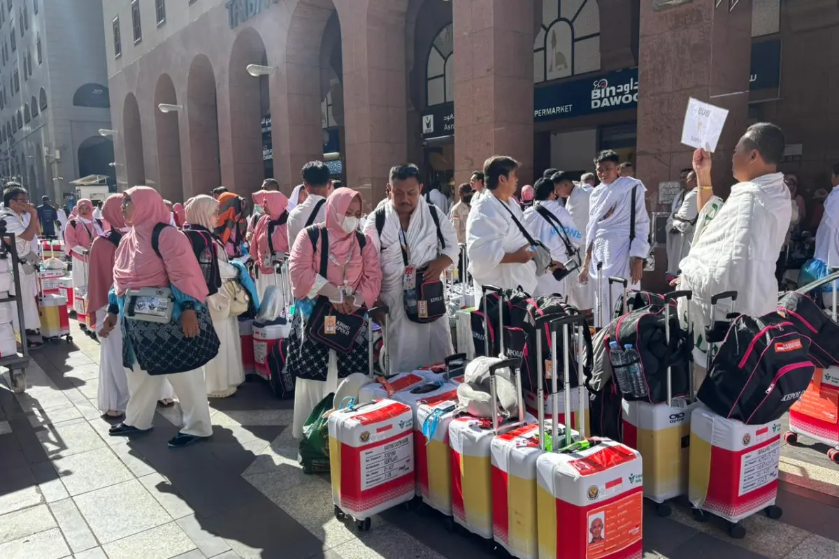 Daker Madinah Antisipasi Kelebihan Bagasi Jemaah dengan Armada Truk