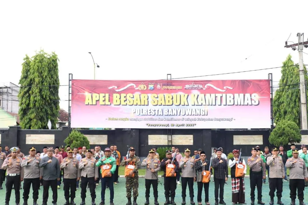 Polresta Banyuwangi Gandeng Seluruh Elemen Masyarakat Jadi Mitra Kamtibmas