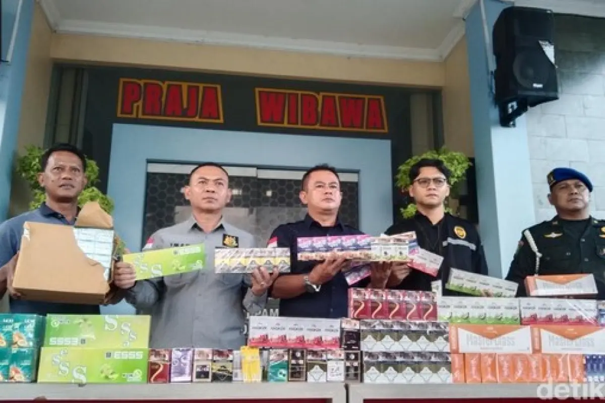 Peredaran Rokok Ilegal di Majalengka Dibongkar, Ratusan Ribu Batang Diamankan