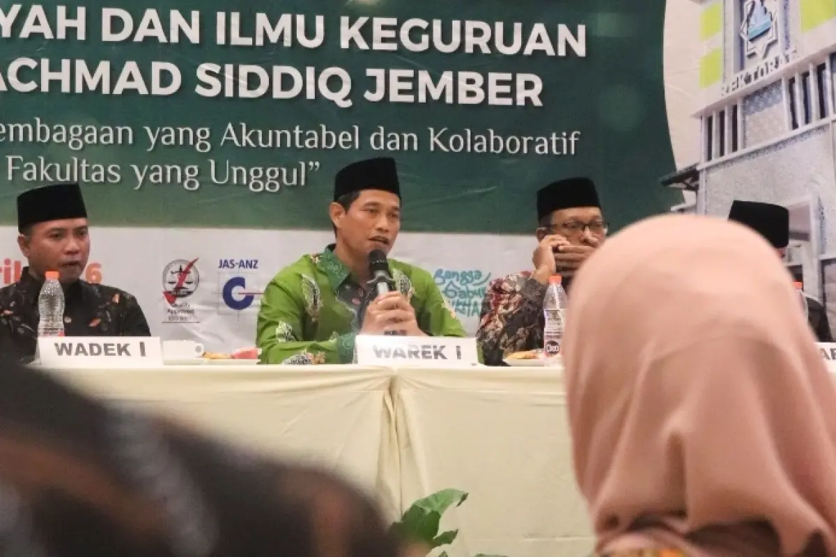 75 Persen Prodi FTIK UIN KHAS Jember Raih Akreditasi Unggul, Ini Pesan Wakil Rektor