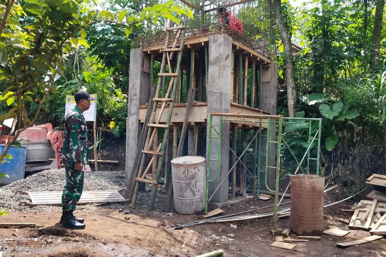 SPAM TMMD 128 di Dusun Klagin Capai 40 Persen, Warga Brabe Nantikan Akhir Krisis Air