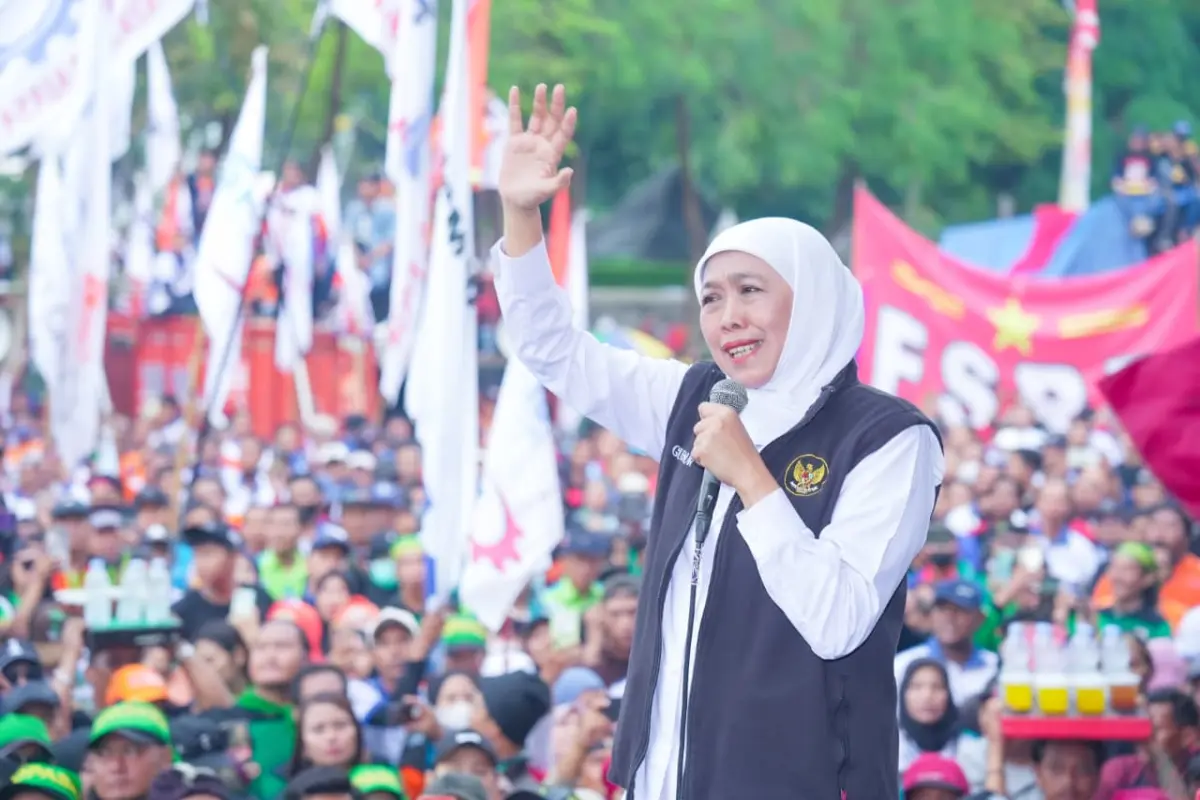 May Day 2026, Gubernur Khofifah Hadirkan "Kado" Paket Kebijakan Pro-Buruh
