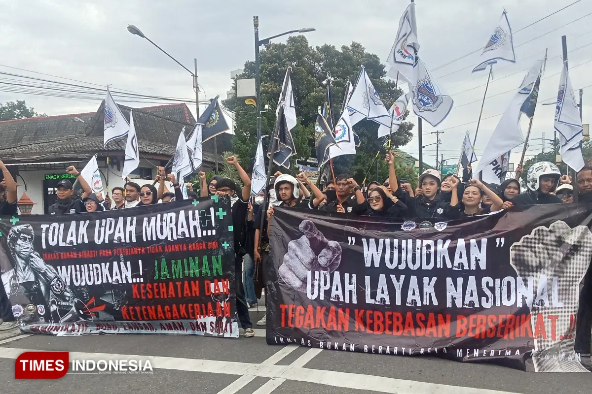 Buruh di Pemalang Tuntut Kesejahteraan, Pemerintah Dinilai Masih Tutup Mata
