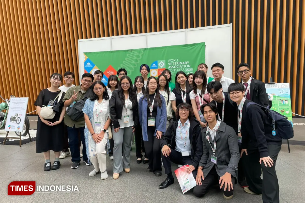 Mahasiswa FKH UB Ambil Peran di Kongres Veteriner Dunia WVAC 2026 di Jepang