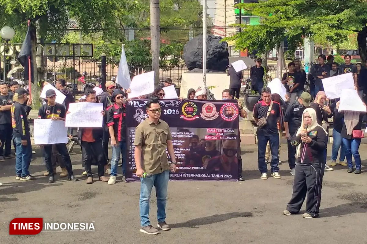 May Day di Banjar: Buruh Desak Hapus Kerja 12 Jam, Tagih Janji Kartu Berdaya