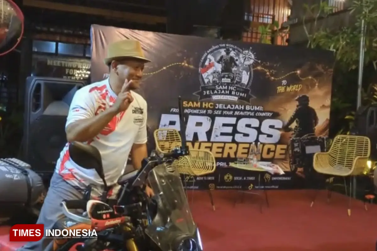 Dari Malang ke 14 Negara, Misi Sam HC Menembus Dunia dengan Motor