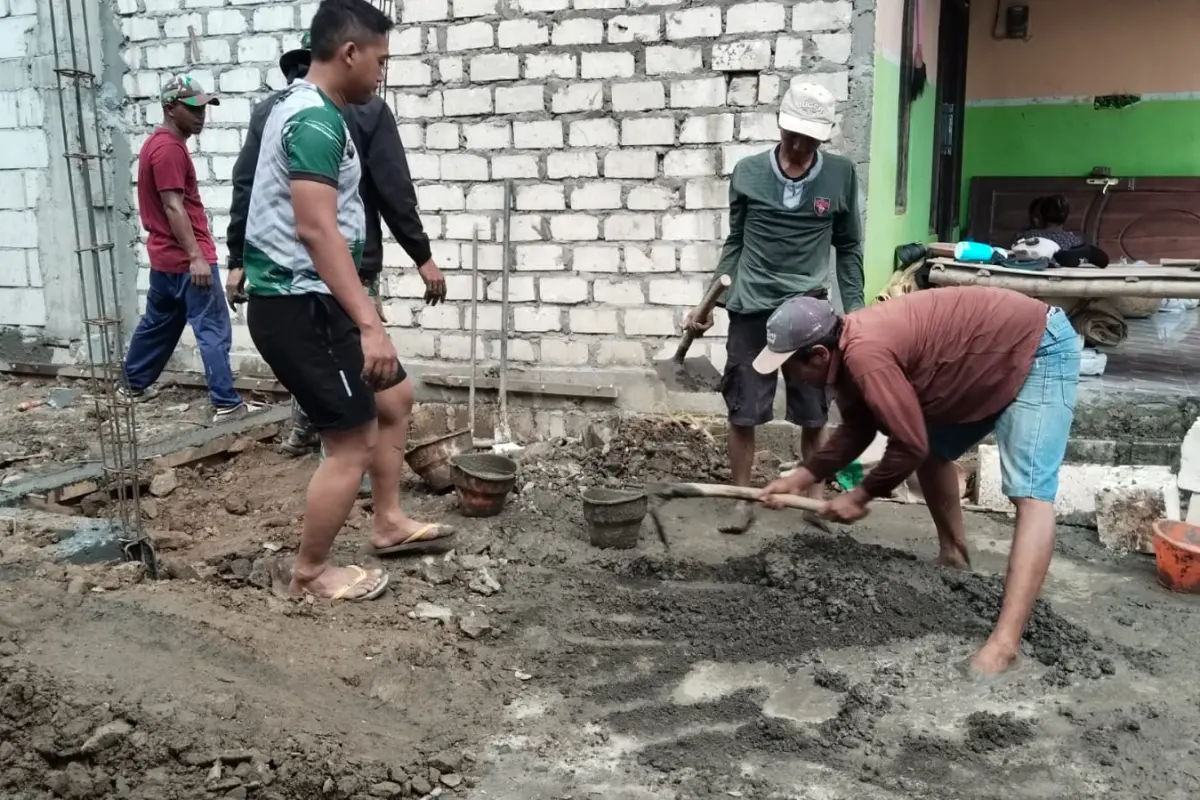 TMMD 128 Gresik Percepat RTLH Ibu Sumani, Hunian Layak Dibangun dari Gotong Royong