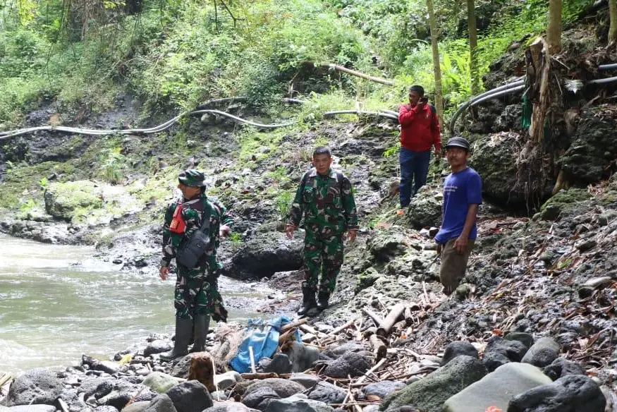 Dari Tiris ke Brabe, TMMD 128 Probolinggo Bangun Jalur Air Bersih 2,8 Km untuk 75 KK
