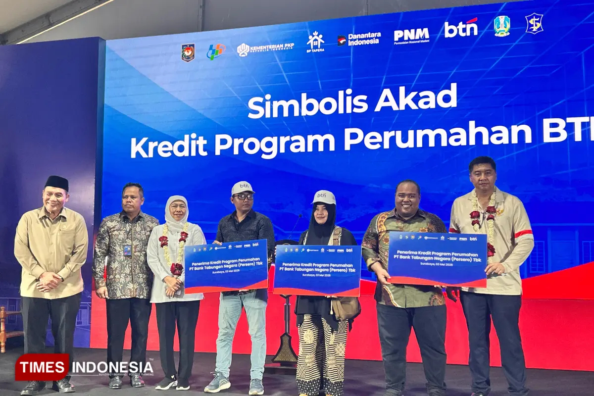 Menteri PKP Maruarar Sirait Suntikkan Rp500 Miliar KUR Perumahan di Surabaya