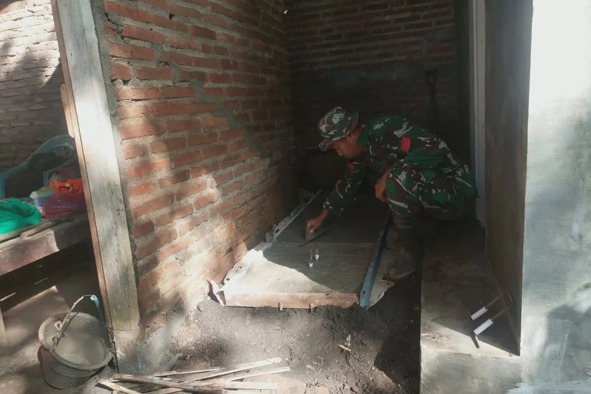 Sanitasi Suwito di Brabe Tembus 70 Persen, TMMD 128 Probolinggo Sasar Kesehatan Keluarga