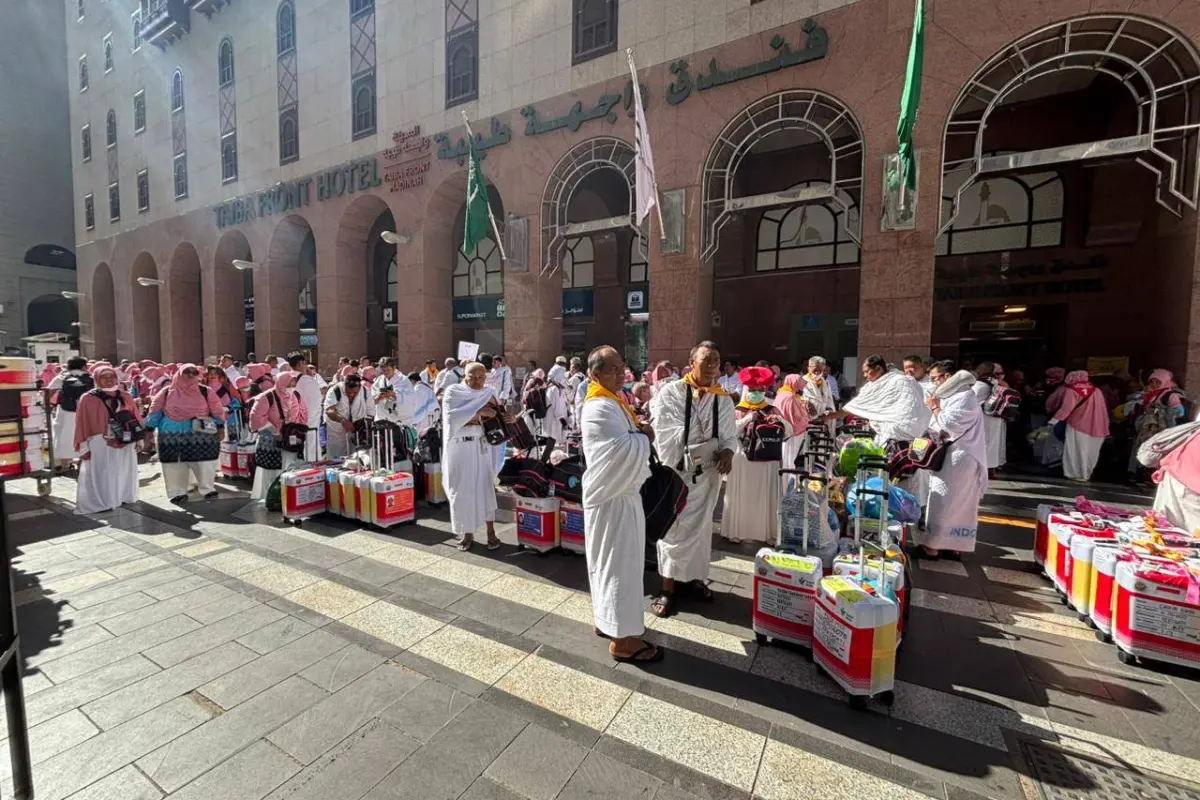 Cuaca Madinah Tembus 40 Derajat, Jemaah Diminta Perbanyak Minum dan Kurangi Aktivitas Luar