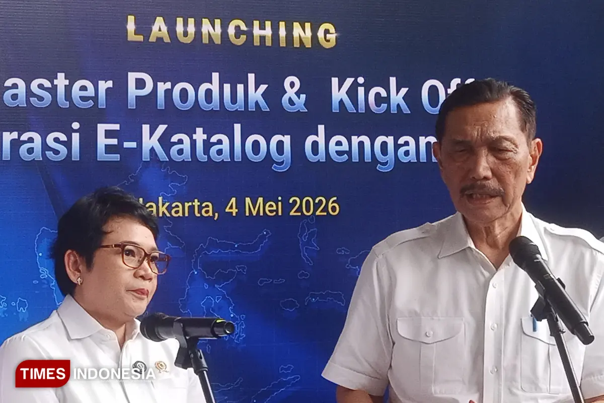 LKPP Luncurkan Master Produk, Luhut Sebut Kinerjanya Akan Diperkuat oleh AI