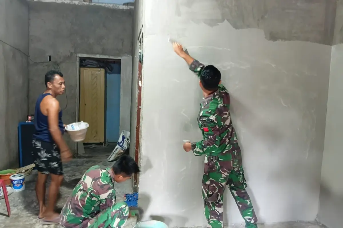 RTLH Srihayati Hampir Rampung, TMMD Dorong Kualitas Hidup Warga Desa Brabe