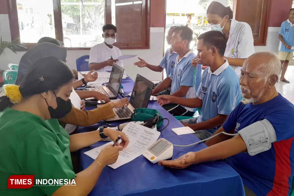 181 Orang WBP Lapas Waingapu Jalani Pemeriksaan Kesehatan