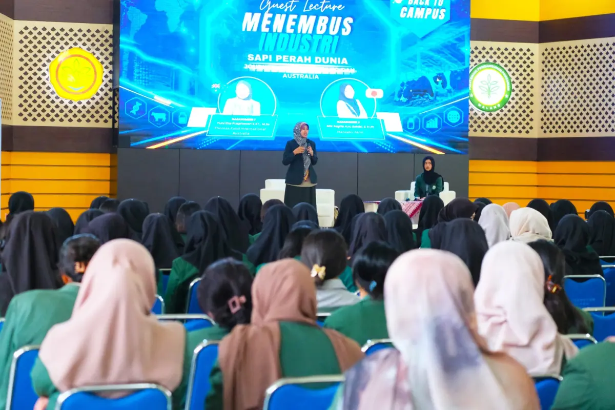 Siapkan SDM Berdaya Saing Global, Polbangtan Malang  Gelar Guest Lecture Alumni Inspiratif