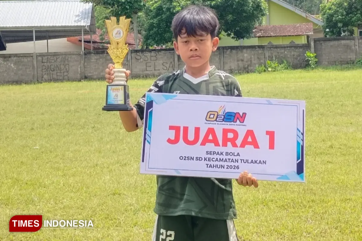 Latihan di Sawah, Siswa SDN 4 Kalikuning Pacitan Juara O2SN Tulakan