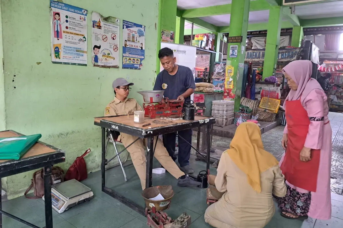 Timbangan Pedagang Pasar di Yogyakarta Dicek Ulang, Transaksi Jadi Lebih Jujur!