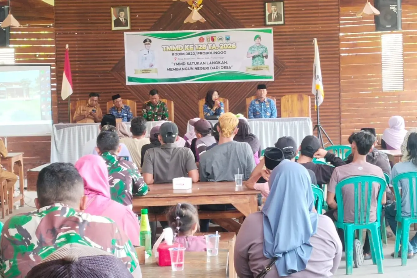 TMMD 128 Probolinggo Gandeng Bangkesbangpol Dorong Bela Negara dari Desa