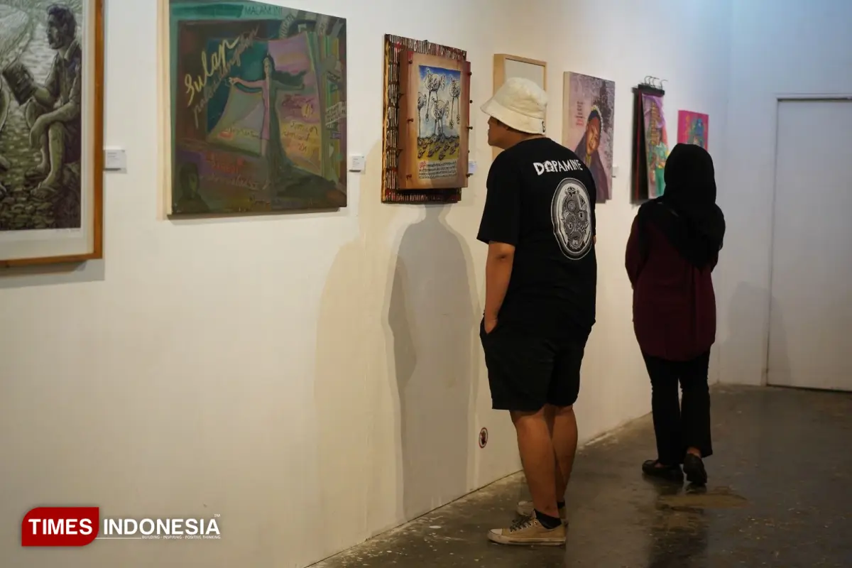 Mahasiswa ISI Yogyakarta Pameran Kolaborasi Seni Rupa, Soroti Perubahan Era Digital dan Isu Buruh