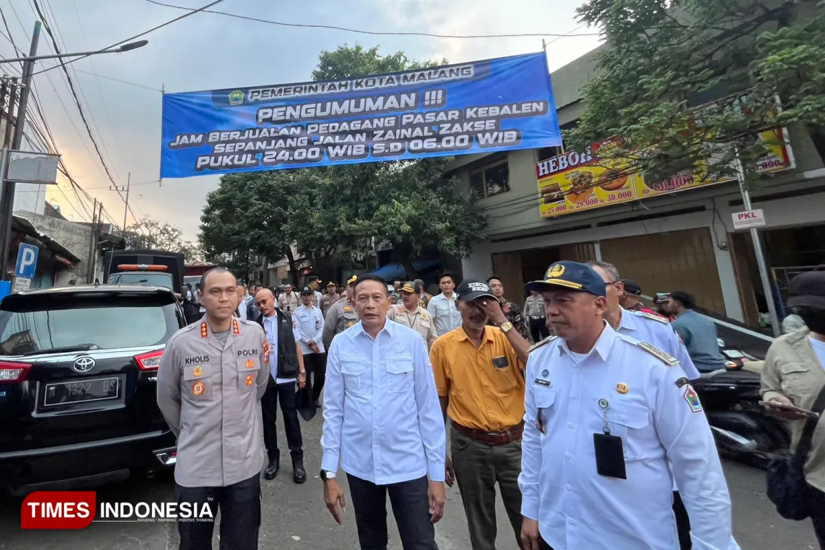 Usai Penataan Pasar Kebalen, Polresta Malang Kota Minta Jalan Dikembalikan Sesuai Fungsinya