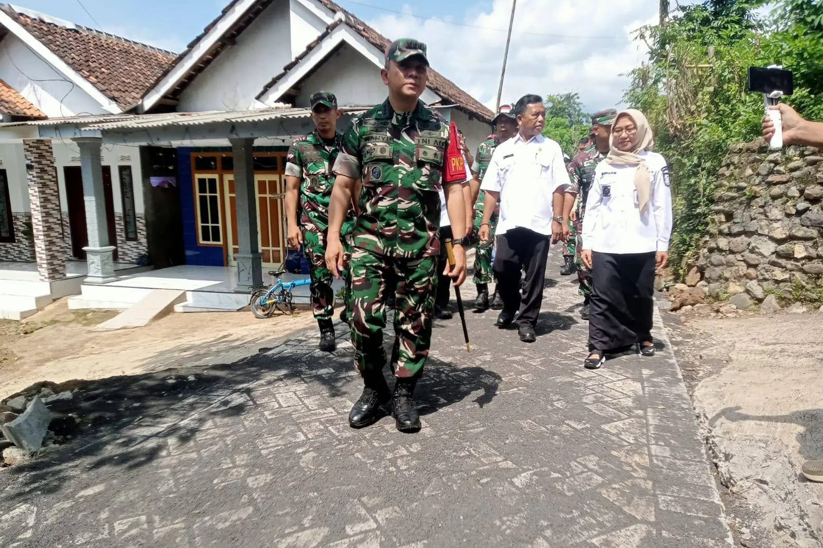Danrem 083 Tinjau TMMD 128 Probolinggo, Fokus Infrastruktur Desa