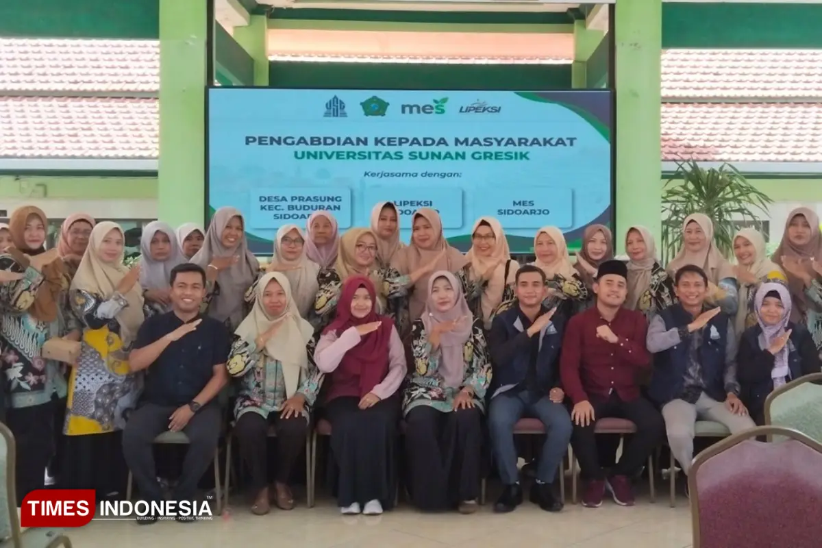 PD MES Sidoarjo dan Universitas Sunan Gresik Edukasi Warga Desa Prasung soal Ekonomi Syariah