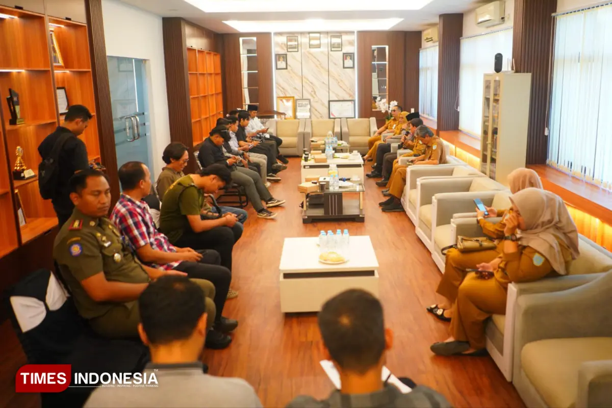 Audiensi PMII dan Aliansi BEM Probolinggo Raya