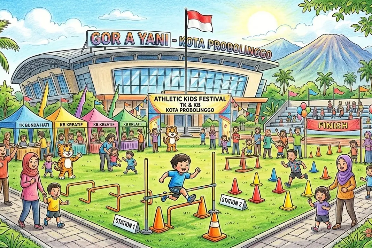 Athletic Kids Festival, PASI Probolinggo Ubah Atletik dari Membosankan Jadi Pesta Gerak untuk Anak