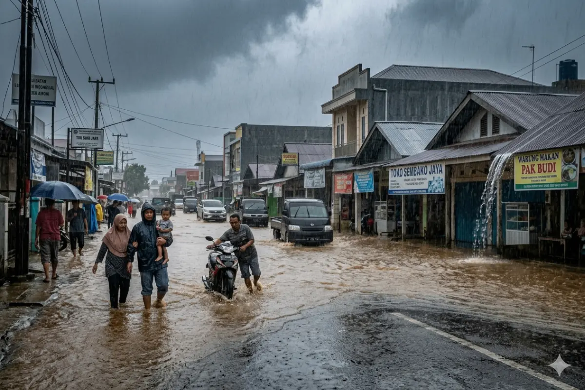 BMKG Keluarkan Peringatan Hujan Ekstrem di Kaltim Akhir Pekan