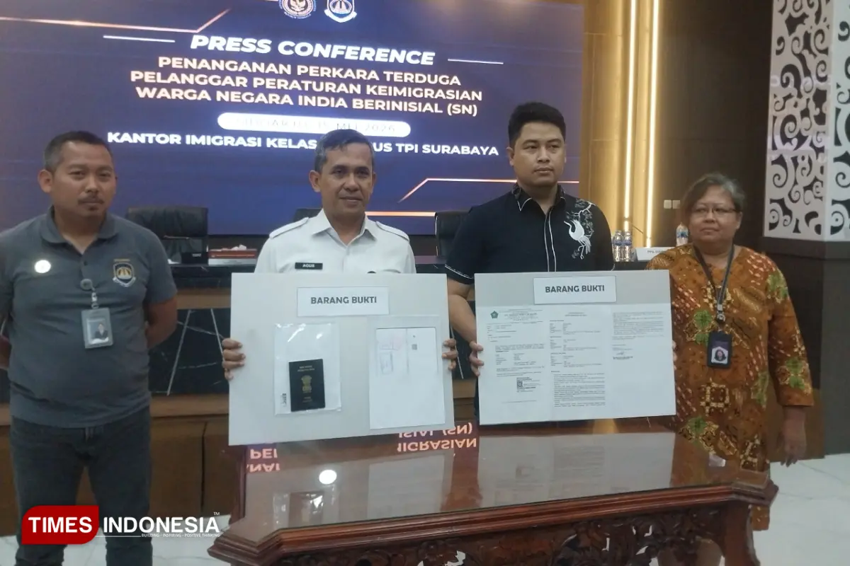 WN India Ditemukan Tewas Saat Masa Detensi, Ini Penjelasan Kantor Imigrasi Surabaya
