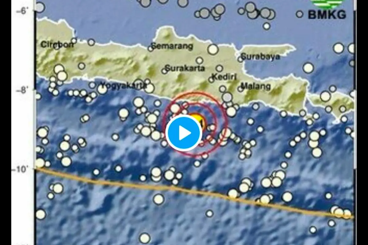 Gempa Magnitudo 4,4 Guncang Barat Daya Trenggalek, Warga Pacitan Ikut Rasakan Getaran