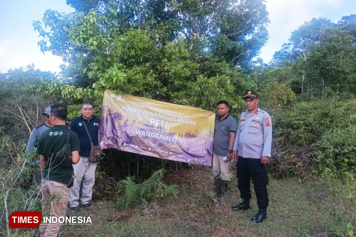 Polisi Sisir Tambang Emas Ilegal di TN Wanggameti