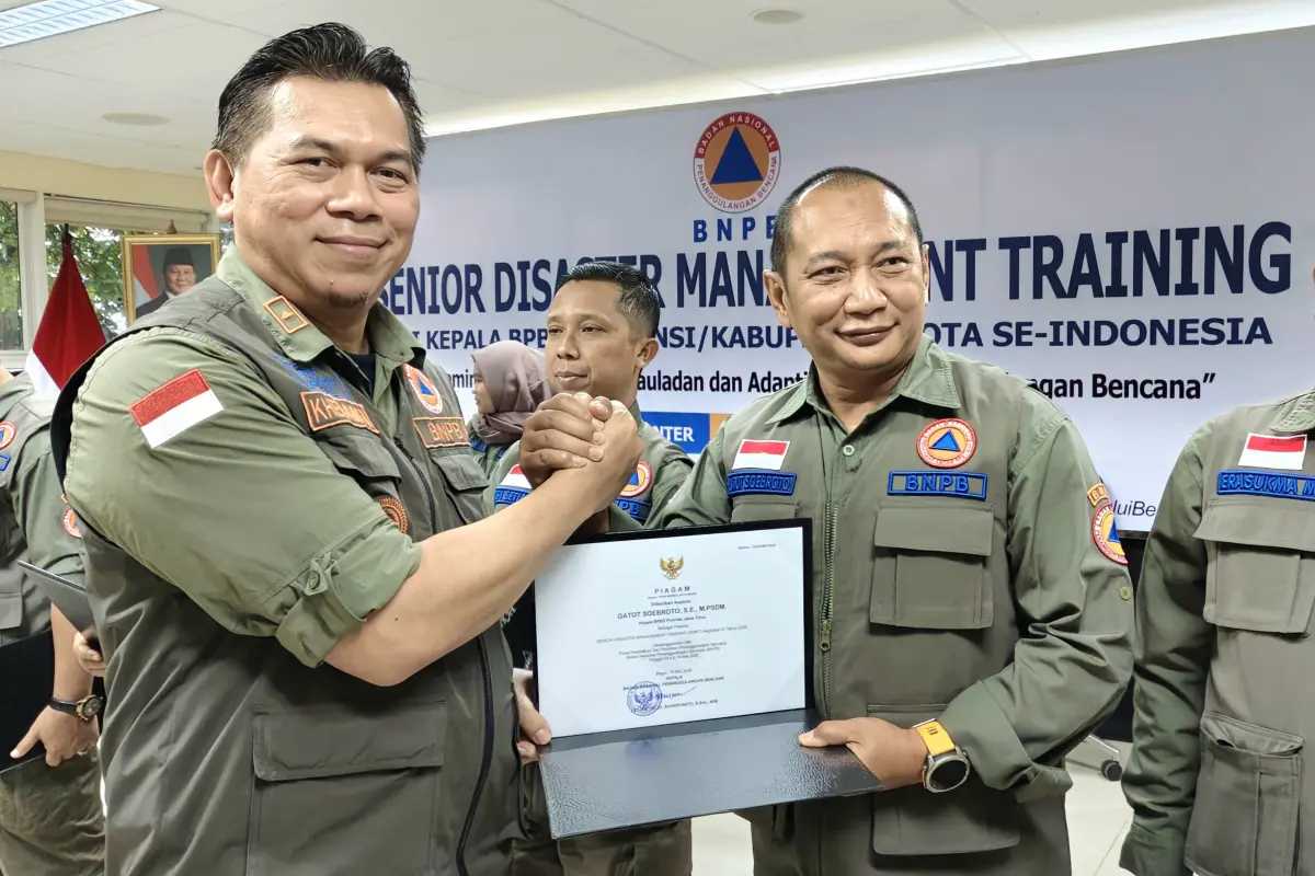 Kalaksa BPBD Jatim Rampungkan SDMT Bareng 67 Kalaksa BPBD se-Indonesia
