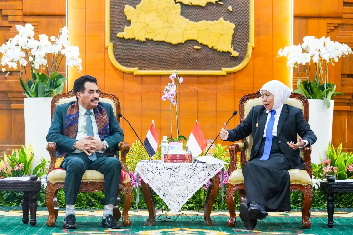 Gubernur Khofifah dan Dubes Yaman Diskusi Penguatan Kerja Sama Multi Bidang Strategis