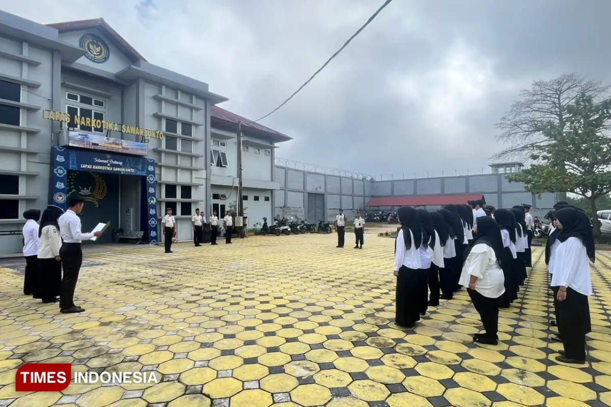 Pimpin Apel Pagi, Kepala Lapas Narkotika Sawahlunto Tekankan Pentingnya Menjaga Integritas