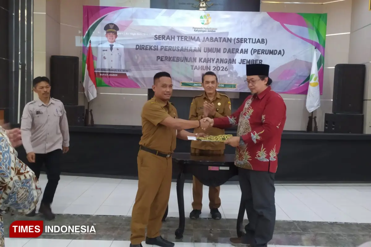 Direksi Baru Perumda Kahyangan Gelar Sertijab Sederhana, Dirut: Kami Ingin Jaga Perasaan Buruh