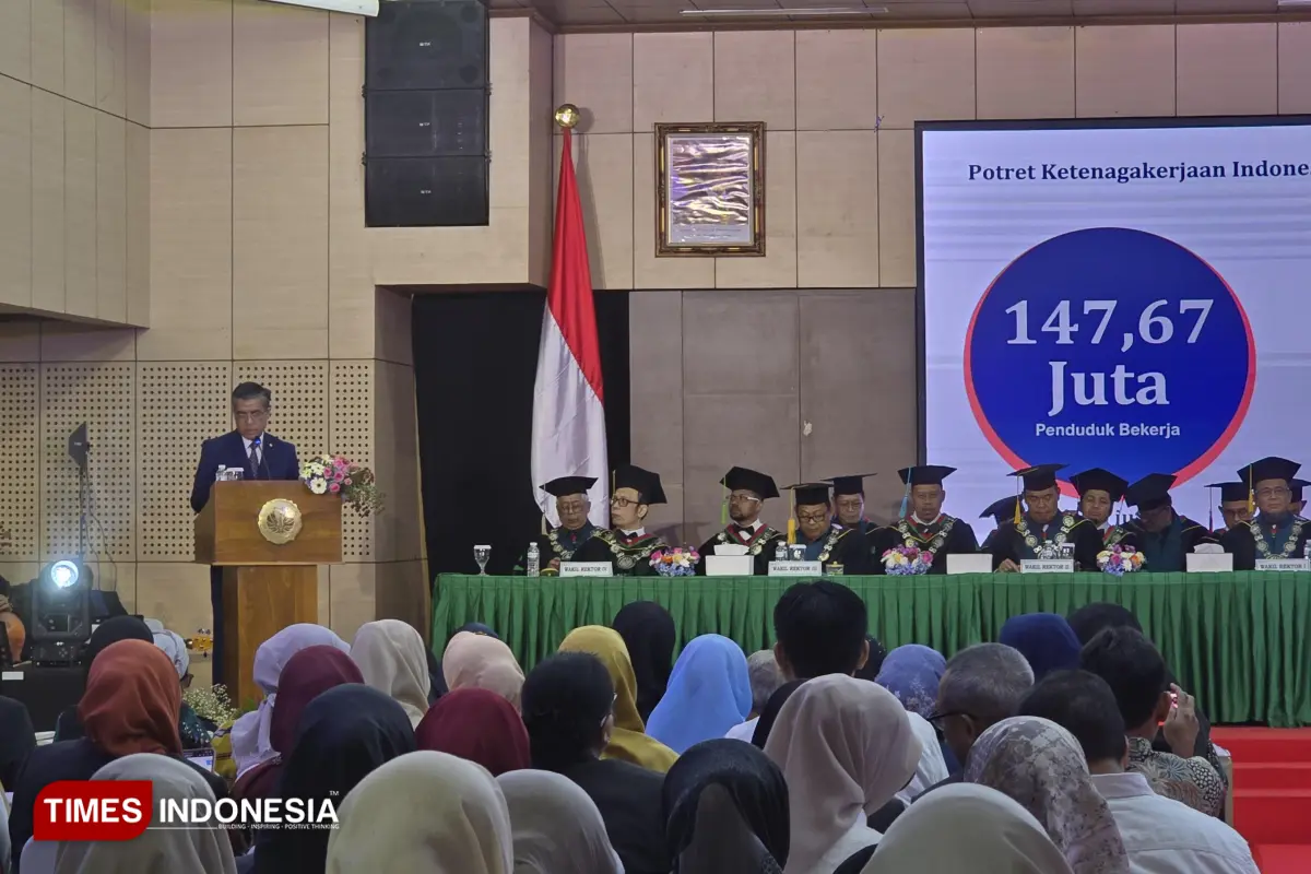 Menaker RI Beri Orasi Ilmiah pada Sidang Terbuka Pembukaan Dies Natalis ke-62 UNJ