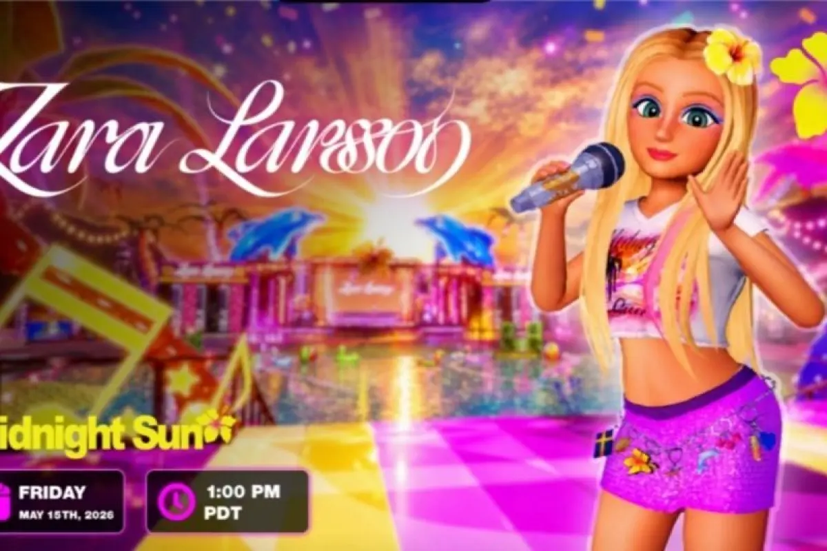 Zara Larsson Hidupkan Lagi Tren Konser Virtual Lewat Roblox 2026