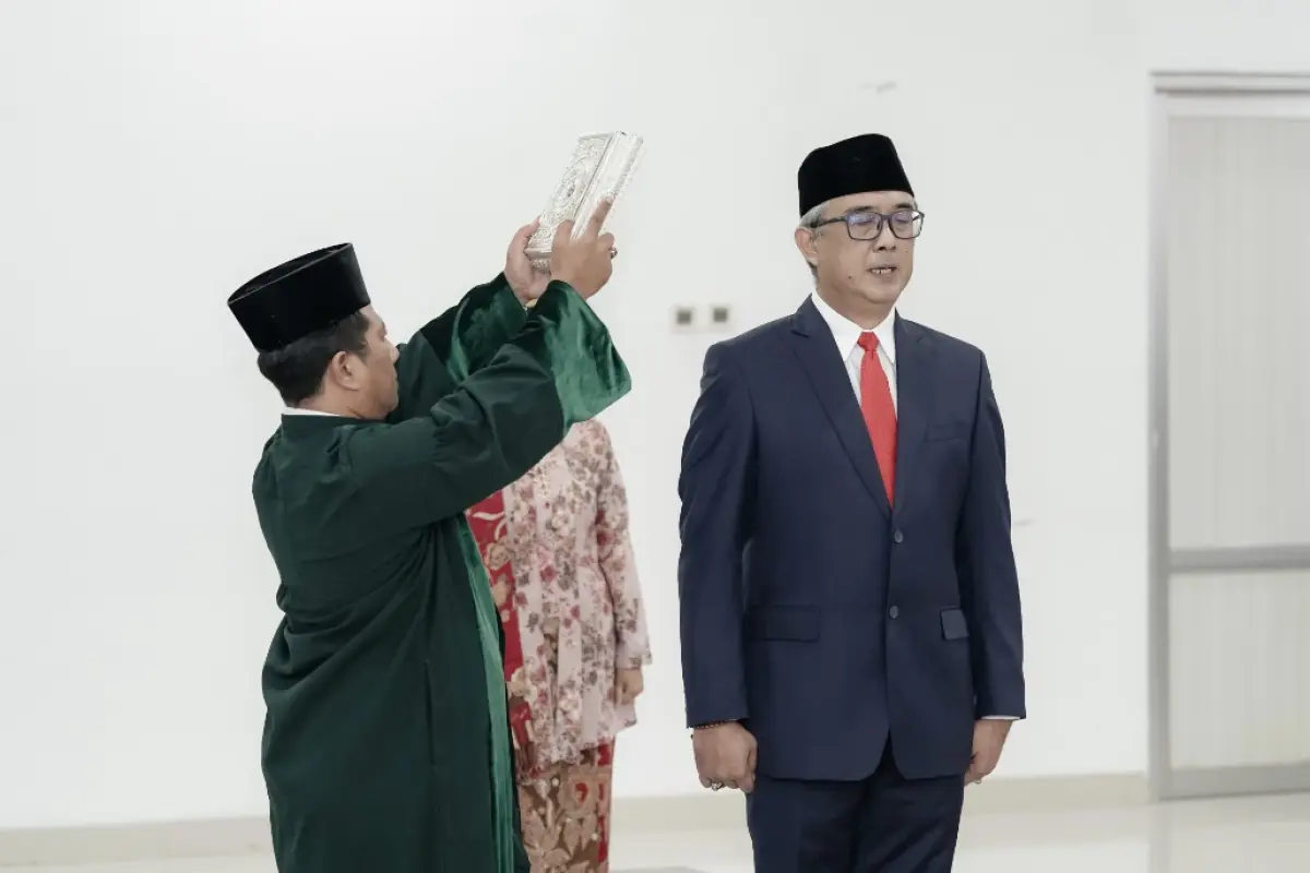 Dilantik Jadi Pj Sekda Pangandaran, Agus Nurdin Siap Dukung Program Prioritas Bupati