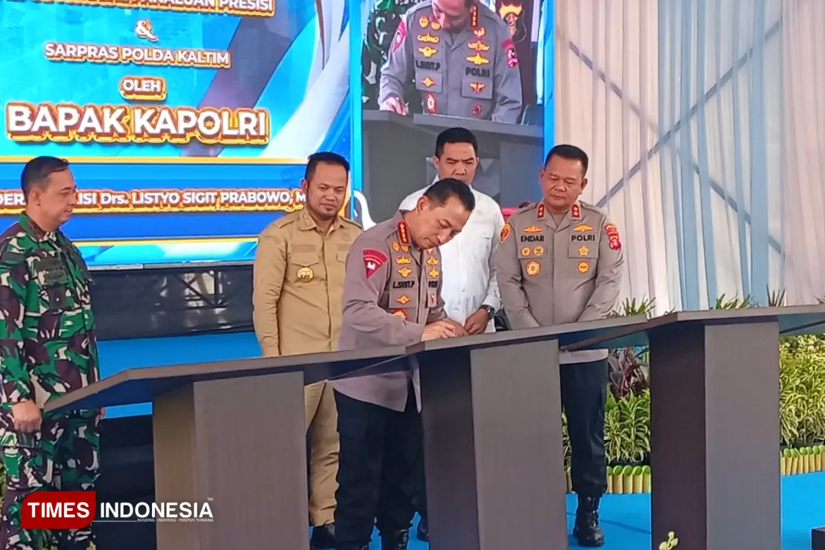 Kapolri Resmikan Aspol Tunggal Panaluan Presisi dan Sarpras Polda Kaltim di Samarinda