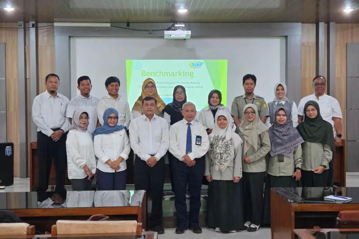 Benchmarking ke UNS, Prodi PPB Polbangtan Malang Perkuat Langkah Menuju Akreditasi Unggul