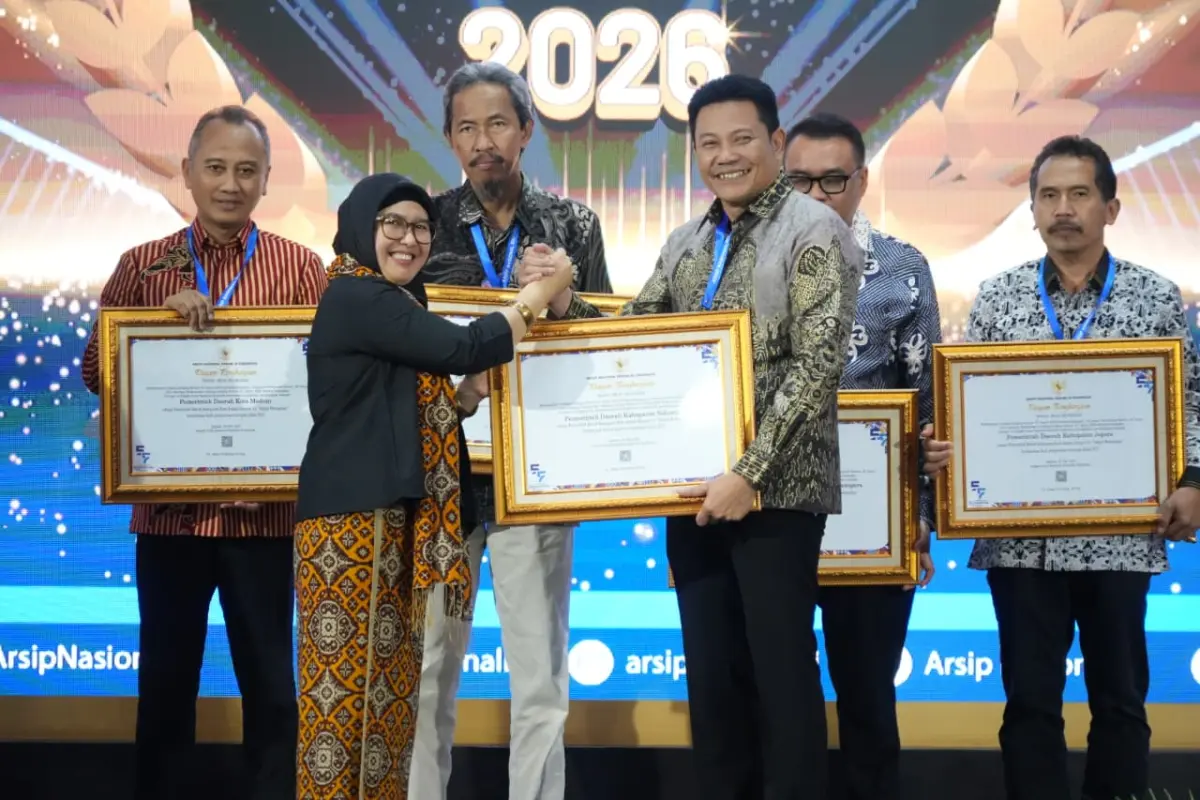 Pemkab Sidoarjo Raih Penghargaan Kearsipan Nasional Kategori AA